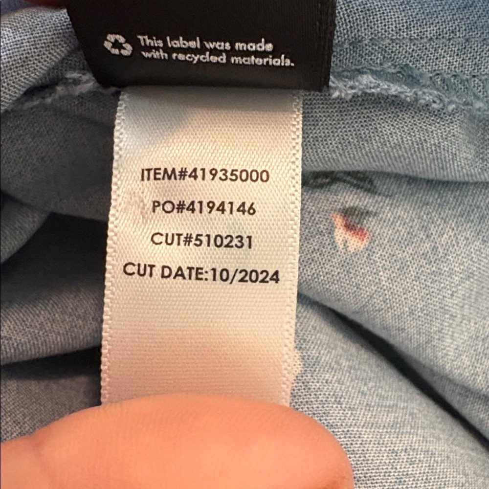 TORRID hi-low challis tank Mia Ditsy Floral Mountain Spring size 1X blue - Picture 9 of 9